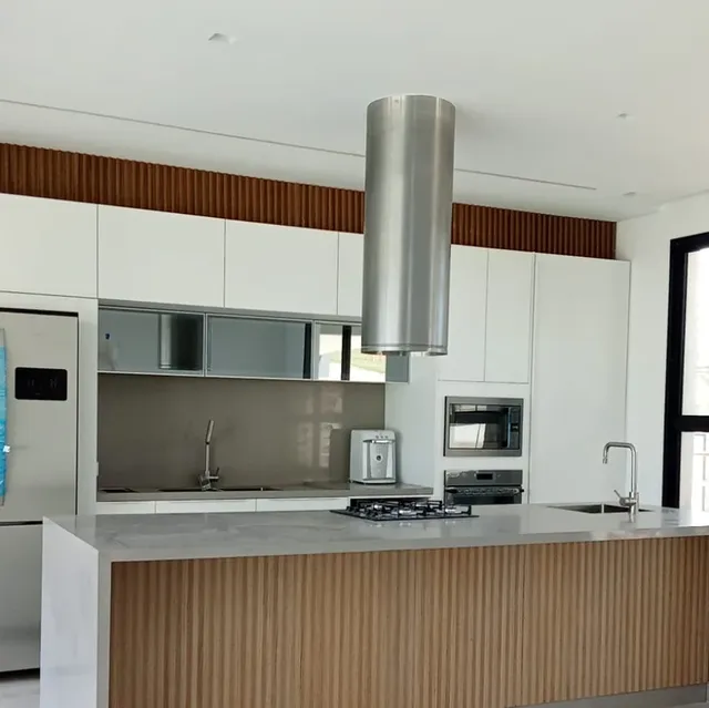 Balcão de Cozinha Americana em Granito Preto